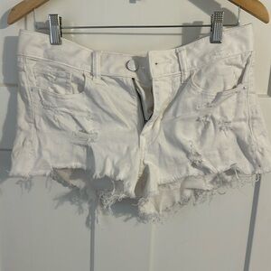 Express Shortie Low Rise Jean Shorts Sz 4